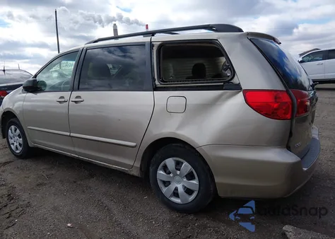 2008 Toyota Sienna Le z USA, uszkodzony, nr VIN 5TDZK23C48S121772